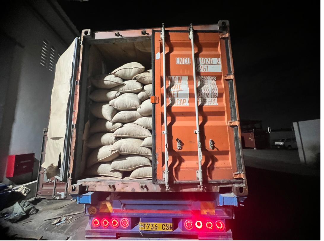 Container loading for export